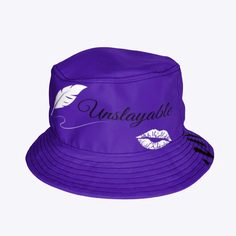 L.E.P Purple/White Bucket hat 